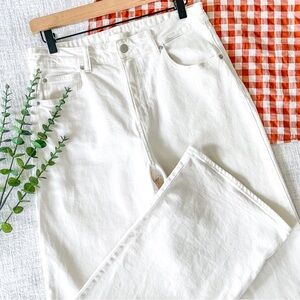 H&M White Flare & Wide Leg Jeans